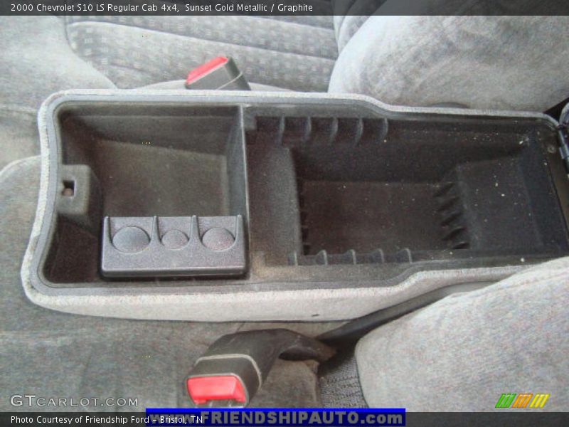 Sunset Gold Metallic / Graphite 2000 Chevrolet S10 LS Regular Cab 4x4