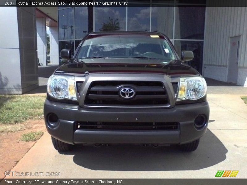 Black Sand Pearl / Graphite Gray 2007 Toyota Tacoma Access Cab