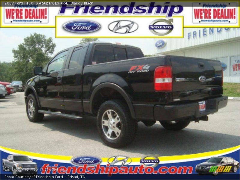 Black / Black 2007 Ford F150 FX4 SuperCab 4x4