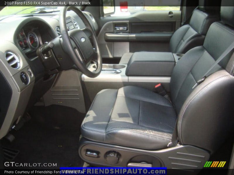 Black / Black 2007 Ford F150 FX4 SuperCab 4x4