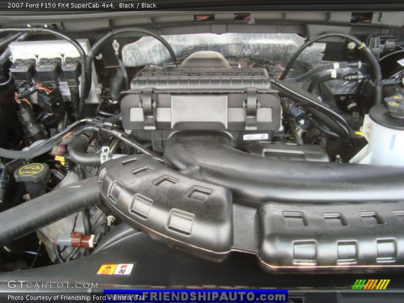 Black / Black 2007 Ford F150 FX4 SuperCab 4x4