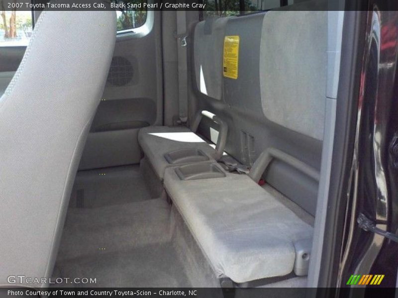 Black Sand Pearl / Graphite Gray 2007 Toyota Tacoma Access Cab