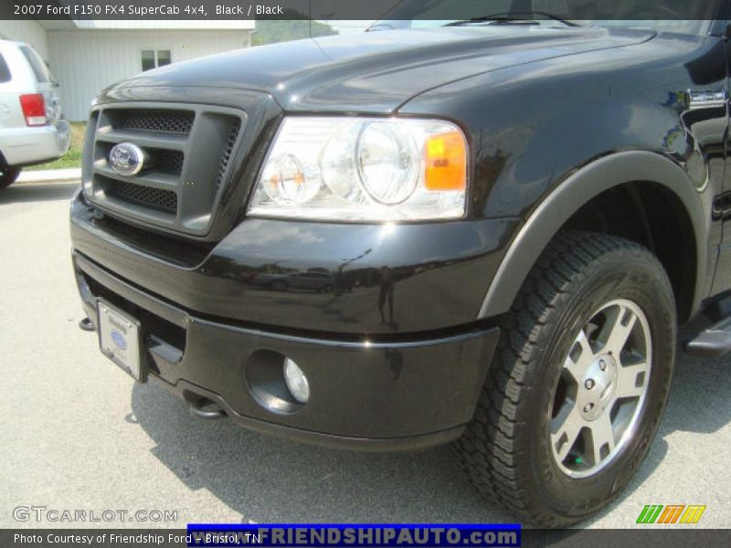 Black / Black 2007 Ford F150 FX4 SuperCab 4x4