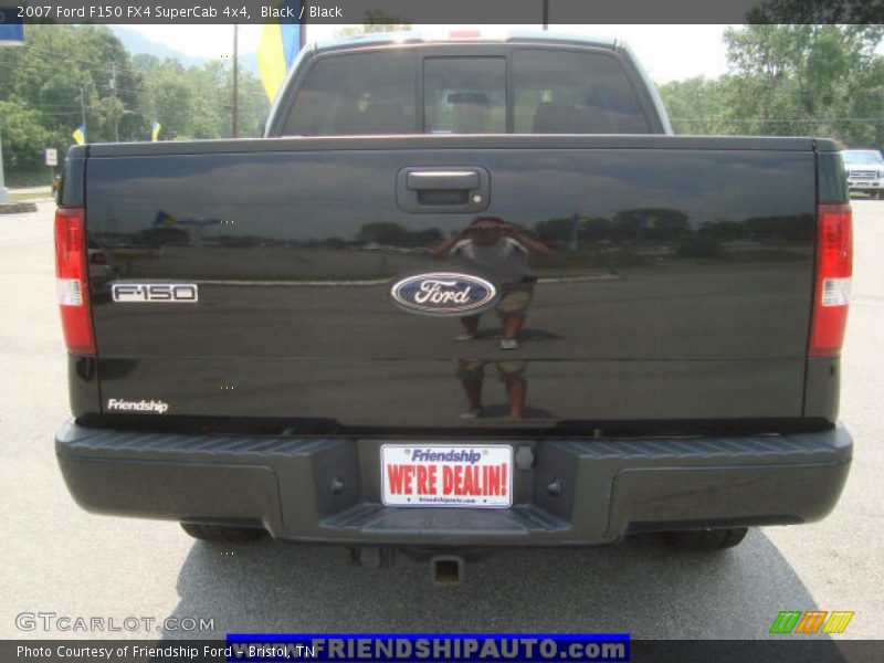 Black / Black 2007 Ford F150 FX4 SuperCab 4x4