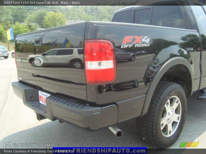Black / Black 2007 Ford F150 FX4 SuperCab 4x4