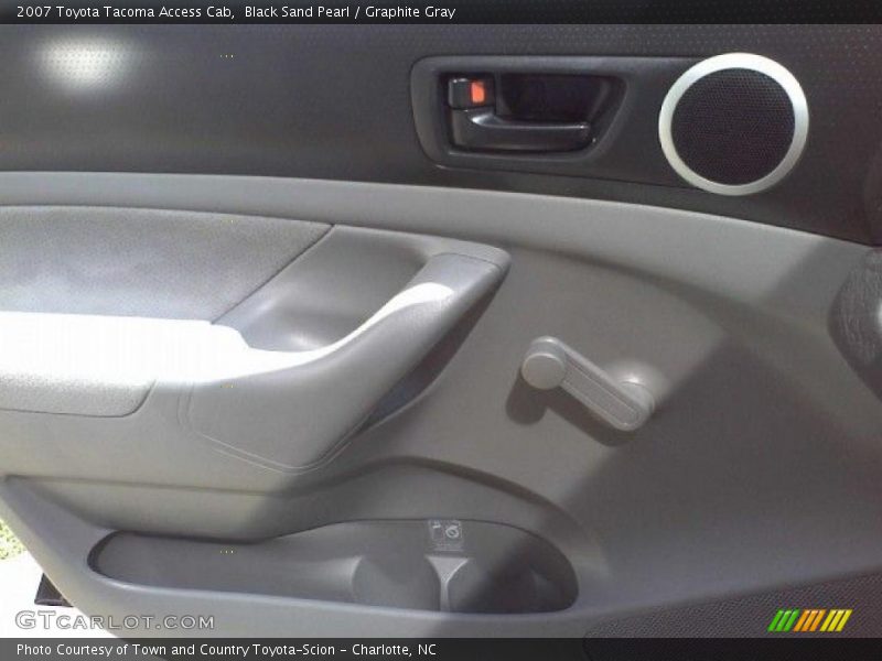 Black Sand Pearl / Graphite Gray 2007 Toyota Tacoma Access Cab