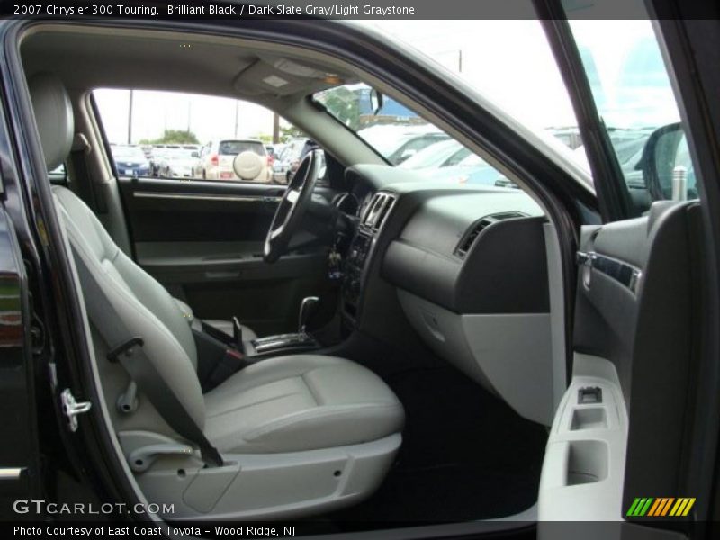 Brilliant Black / Dark Slate Gray/Light Graystone 2007 Chrysler 300 Touring