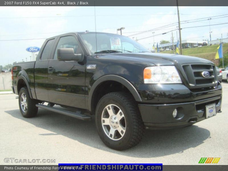 Black / Black 2007 Ford F150 FX4 SuperCab 4x4