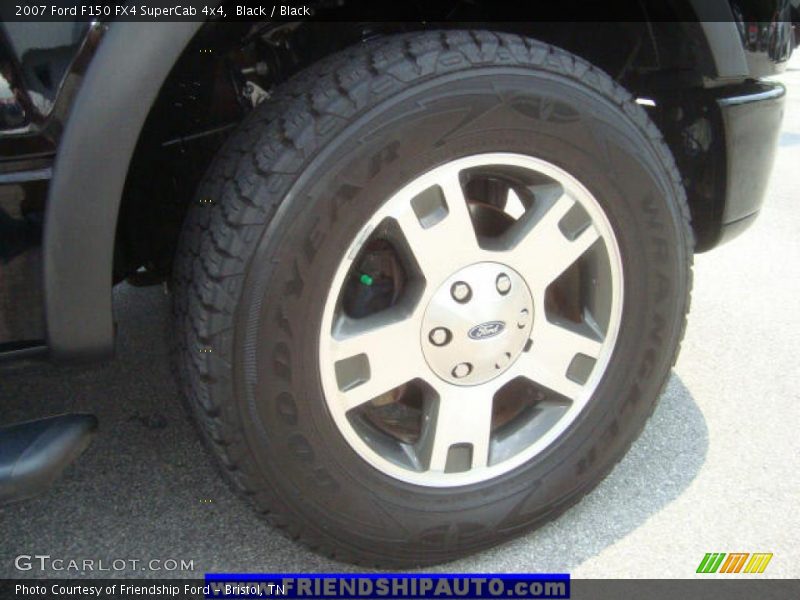 Black / Black 2007 Ford F150 FX4 SuperCab 4x4