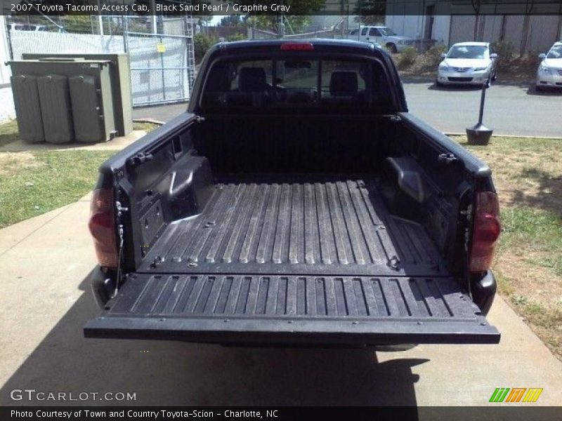 Black Sand Pearl / Graphite Gray 2007 Toyota Tacoma Access Cab