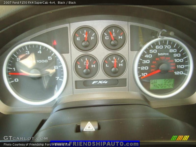 Black / Black 2007 Ford F150 FX4 SuperCab 4x4
