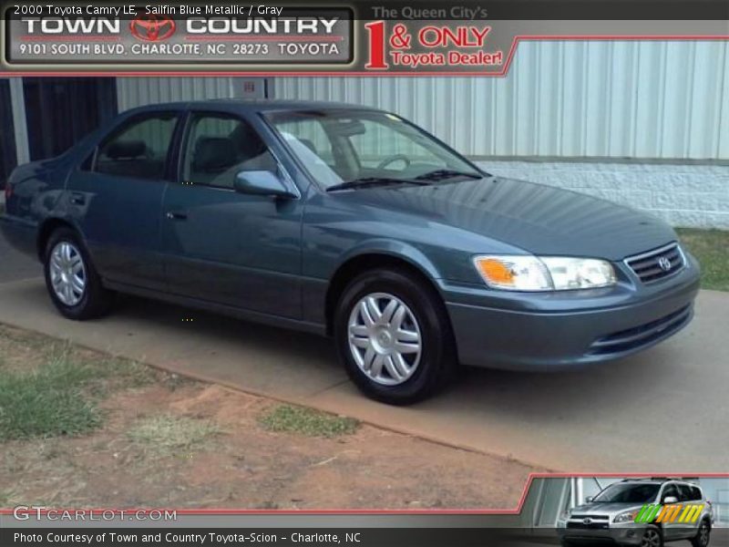 Sailfin Blue Metallic / Gray 2000 Toyota Camry LE