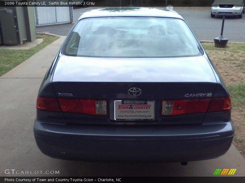 Sailfin Blue Metallic / Gray 2000 Toyota Camry LE