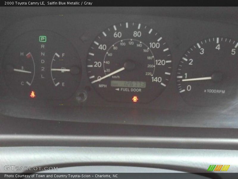 Sailfin Blue Metallic / Gray 2000 Toyota Camry LE