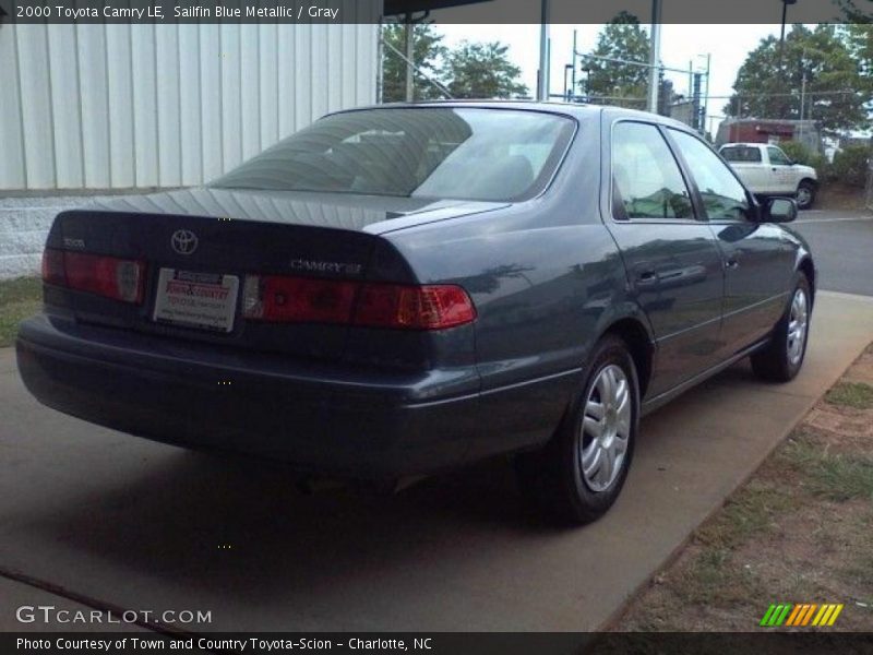 Sailfin Blue Metallic / Gray 2000 Toyota Camry LE