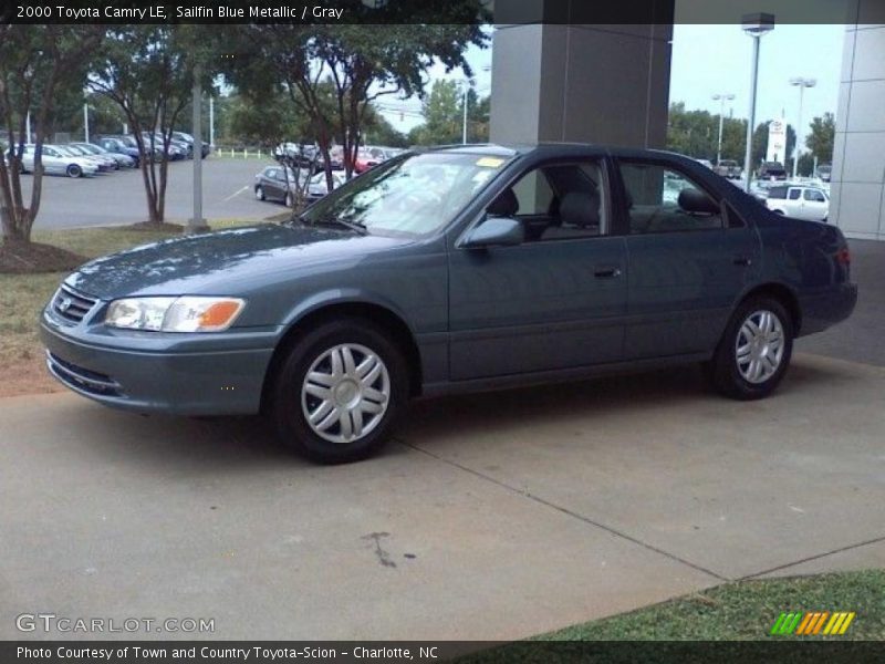Sailfin Blue Metallic / Gray 2000 Toyota Camry LE