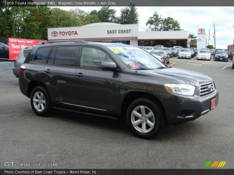 Magnetic Gray Metallic / Ash Gray 2008 Toyota Highlander 4WD