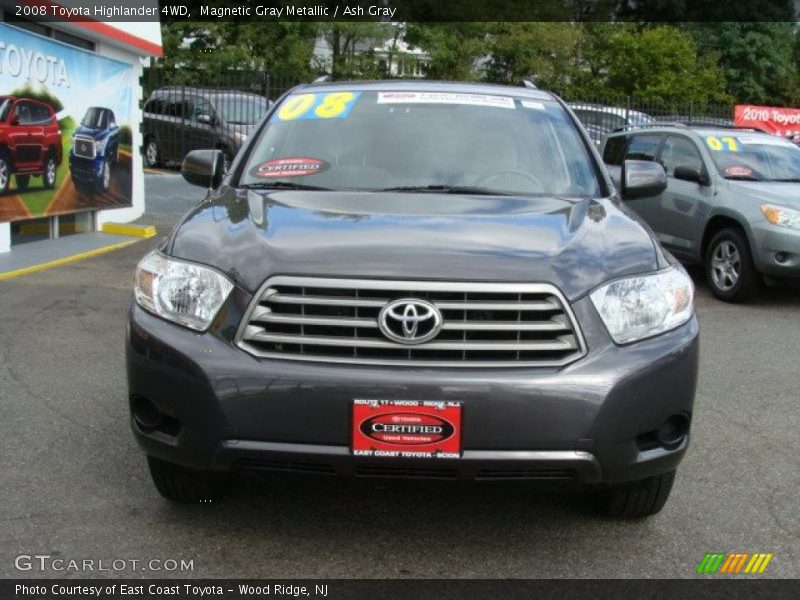 Magnetic Gray Metallic / Ash Gray 2008 Toyota Highlander 4WD