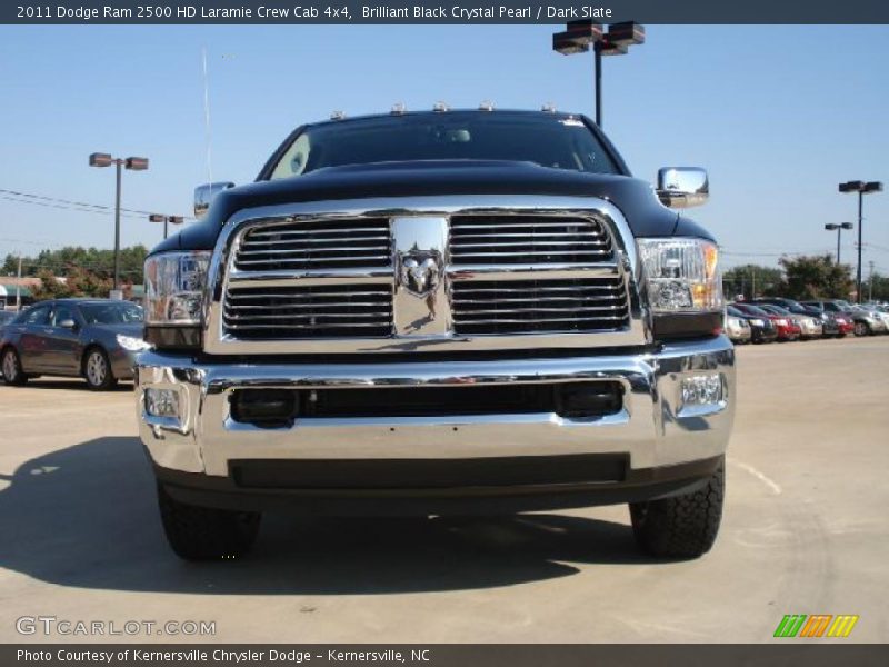 Brilliant Black Crystal Pearl / Dark Slate 2011 Dodge Ram 2500 HD Laramie Crew Cab 4x4
