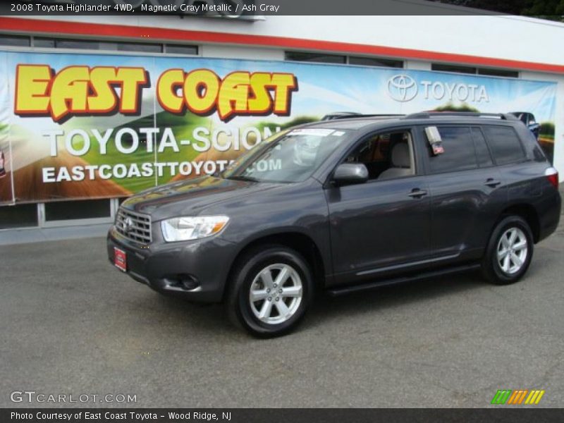 Magnetic Gray Metallic / Ash Gray 2008 Toyota Highlander 4WD