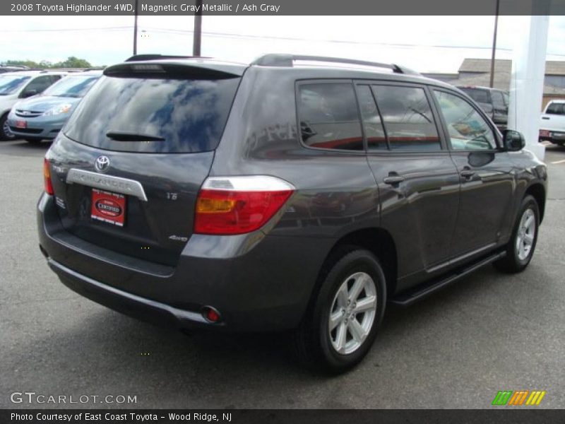 Magnetic Gray Metallic / Ash Gray 2008 Toyota Highlander 4WD