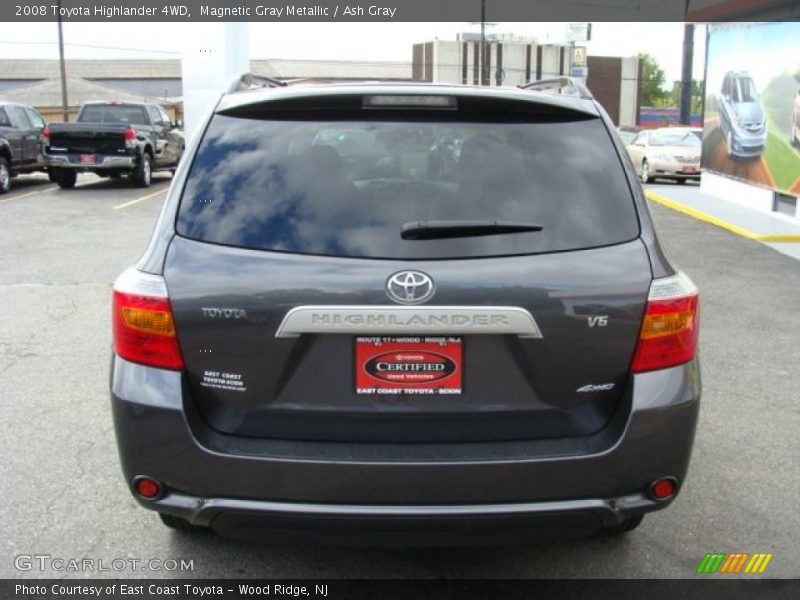 Magnetic Gray Metallic / Ash Gray 2008 Toyota Highlander 4WD
