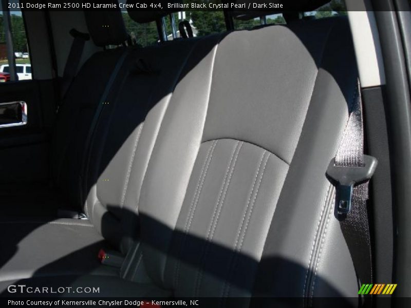 Brilliant Black Crystal Pearl / Dark Slate 2011 Dodge Ram 2500 HD Laramie Crew Cab 4x4