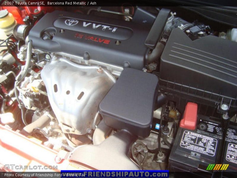 Barcelona Red Metallic / Ash 2007 Toyota Camry SE