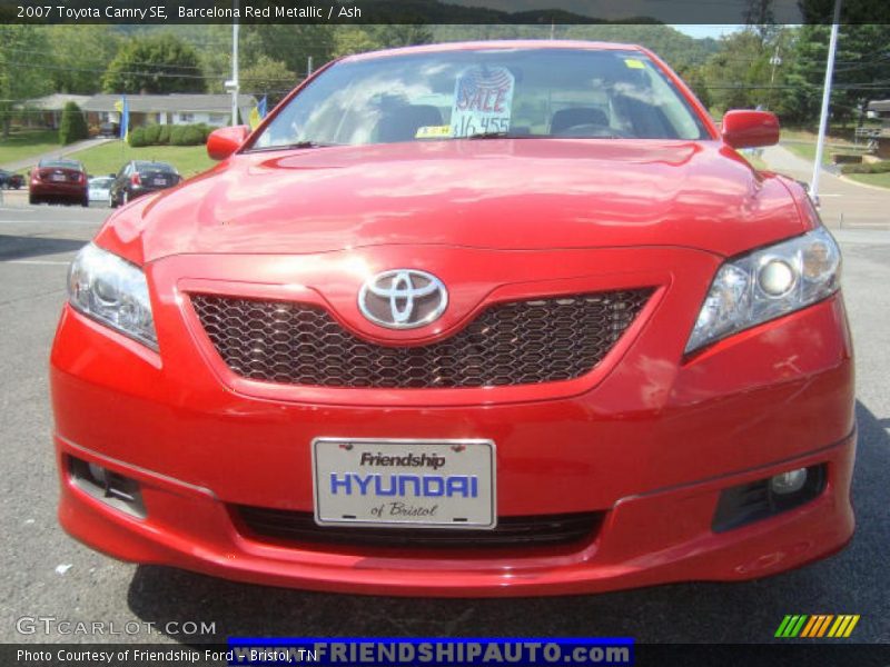 Barcelona Red Metallic / Ash 2007 Toyota Camry SE