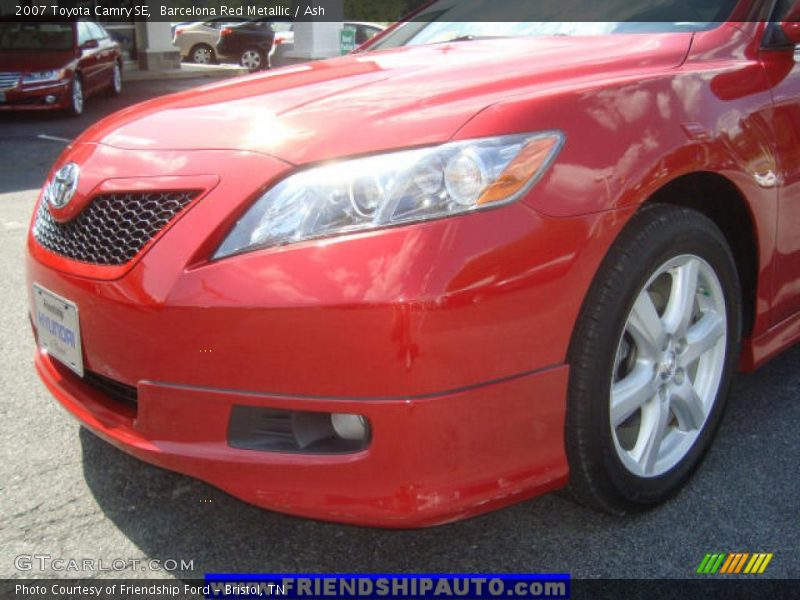 Barcelona Red Metallic / Ash 2007 Toyota Camry SE