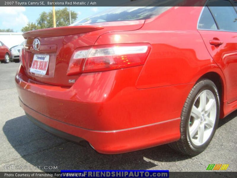 Barcelona Red Metallic / Ash 2007 Toyota Camry SE
