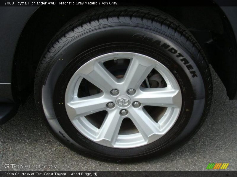 Magnetic Gray Metallic / Ash Gray 2008 Toyota Highlander 4WD