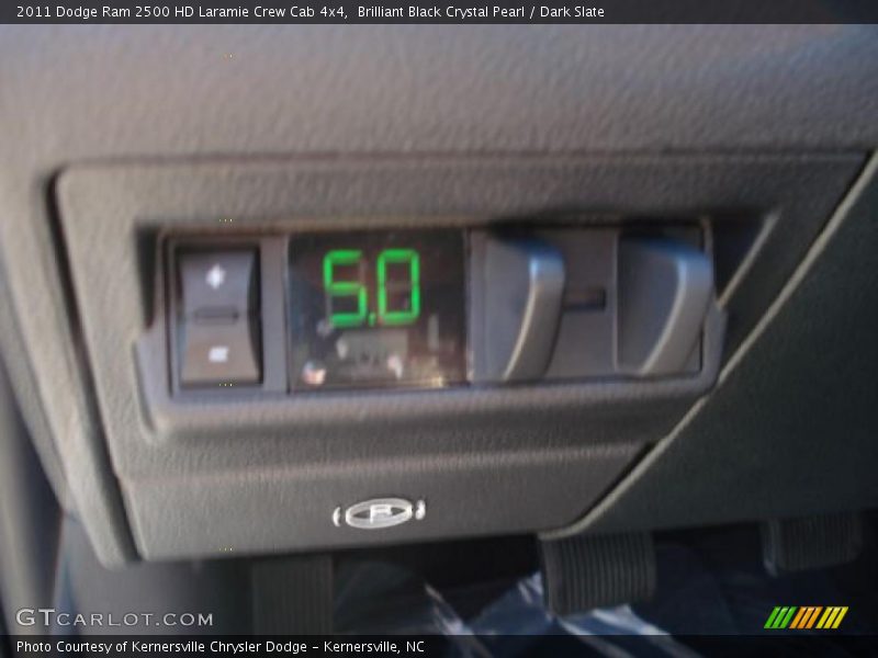 Brilliant Black Crystal Pearl / Dark Slate 2011 Dodge Ram 2500 HD Laramie Crew Cab 4x4