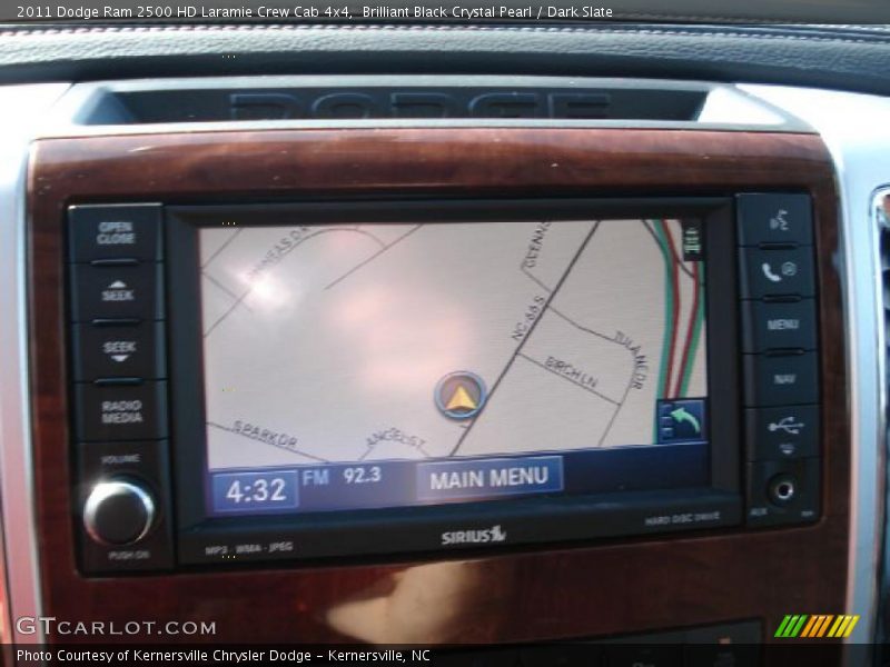 Brilliant Black Crystal Pearl / Dark Slate 2011 Dodge Ram 2500 HD Laramie Crew Cab 4x4