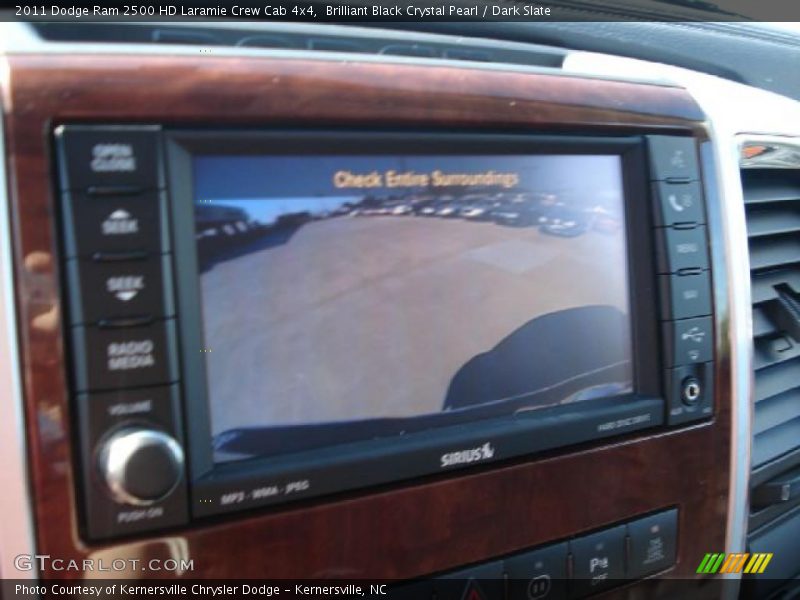 Brilliant Black Crystal Pearl / Dark Slate 2011 Dodge Ram 2500 HD Laramie Crew Cab 4x4
