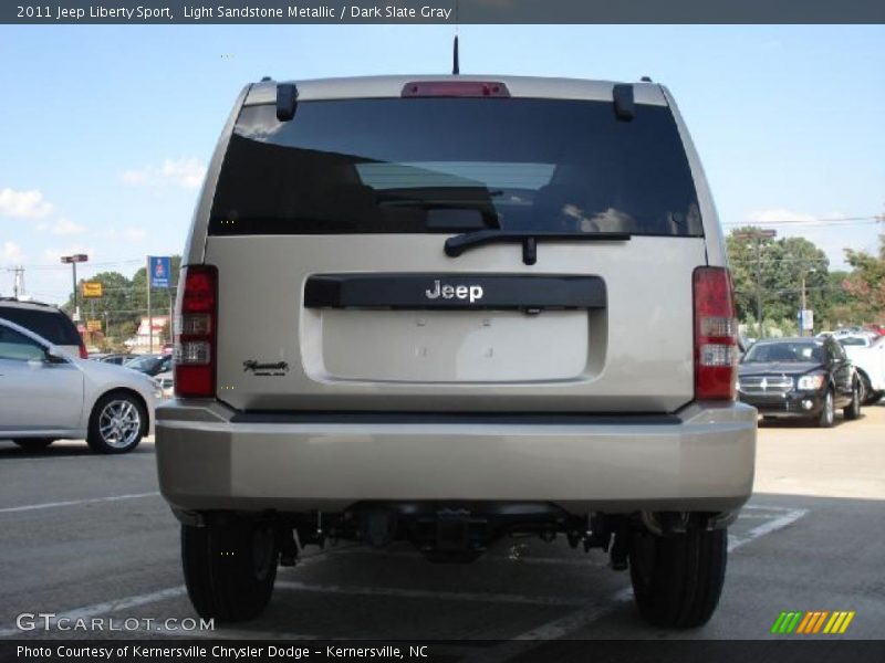 Light Sandstone Metallic / Dark Slate Gray 2011 Jeep Liberty Sport