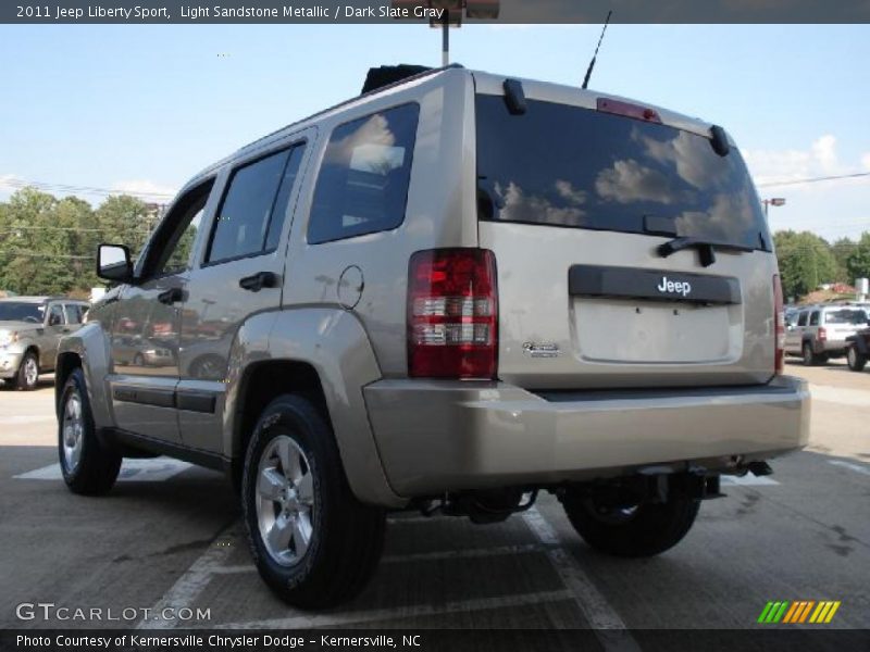 Light Sandstone Metallic / Dark Slate Gray 2011 Jeep Liberty Sport
