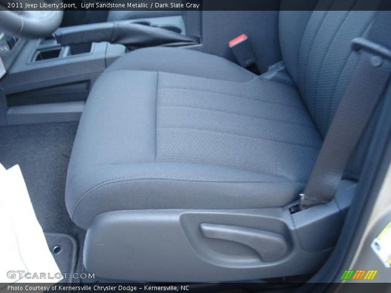 Light Sandstone Metallic / Dark Slate Gray 2011 Jeep Liberty Sport