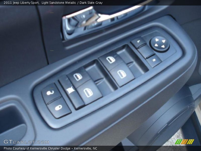 Light Sandstone Metallic / Dark Slate Gray 2011 Jeep Liberty Sport