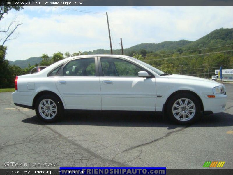 Ice White / Light Taupe 2005 Volvo S80 2.5T