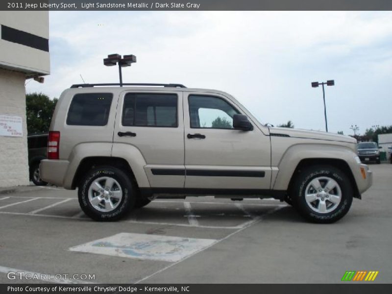 Light Sandstone Metallic / Dark Slate Gray 2011 Jeep Liberty Sport