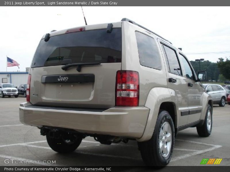 Light Sandstone Metallic / Dark Slate Gray 2011 Jeep Liberty Sport
