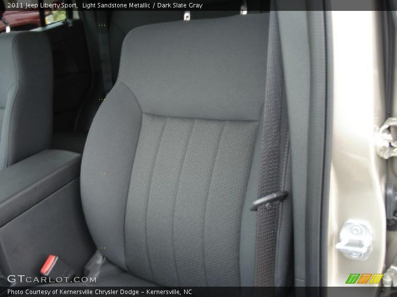 Light Sandstone Metallic / Dark Slate Gray 2011 Jeep Liberty Sport