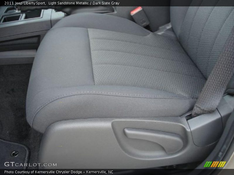 Light Sandstone Metallic / Dark Slate Gray 2011 Jeep Liberty Sport
