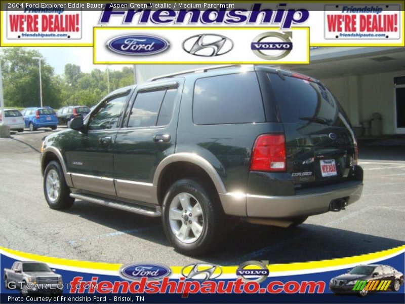 Aspen Green Metallic / Medium Parchment 2004 Ford Explorer Eddie Bauer