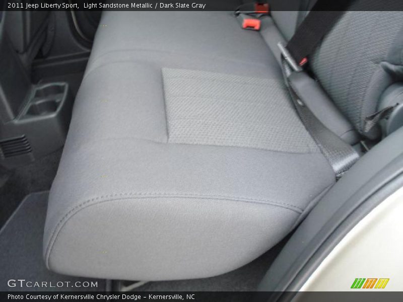 Light Sandstone Metallic / Dark Slate Gray 2011 Jeep Liberty Sport