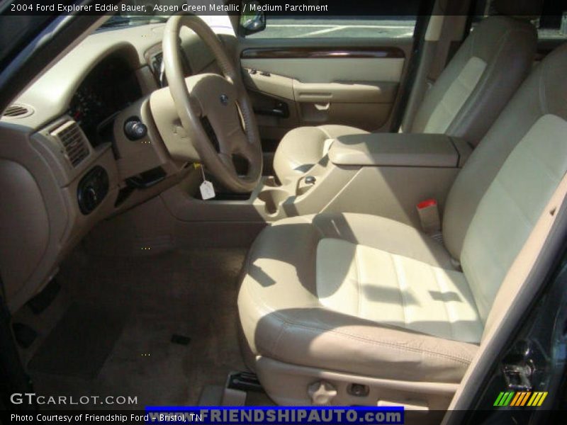 Aspen Green Metallic / Medium Parchment 2004 Ford Explorer Eddie Bauer
