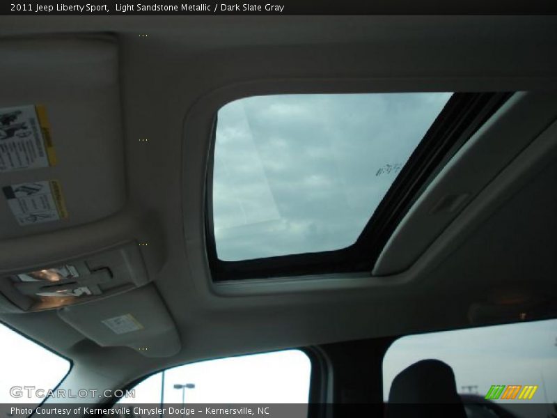 Light Sandstone Metallic / Dark Slate Gray 2011 Jeep Liberty Sport