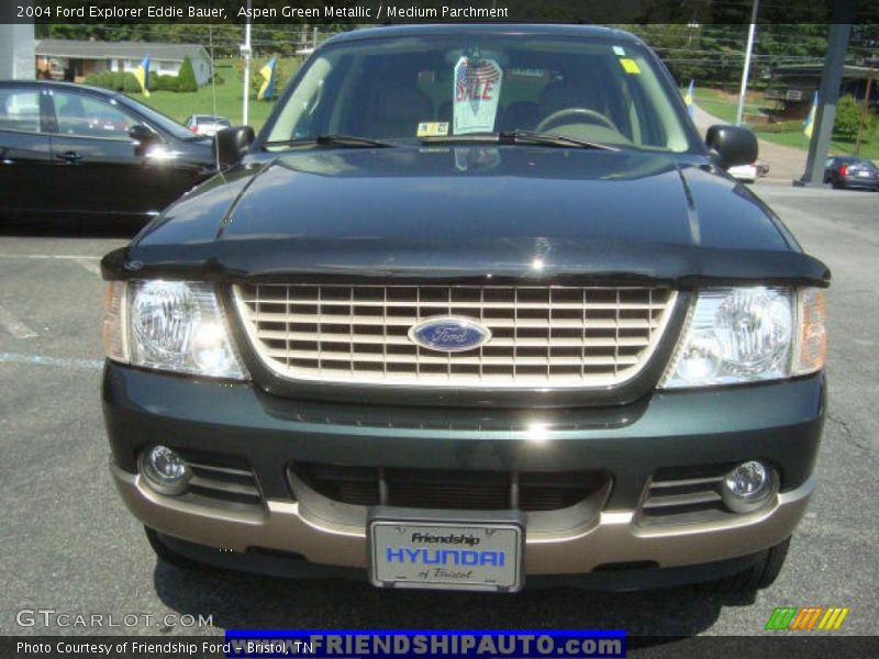 Aspen Green Metallic / Medium Parchment 2004 Ford Explorer Eddie Bauer