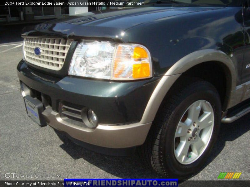 Aspen Green Metallic / Medium Parchment 2004 Ford Explorer Eddie Bauer